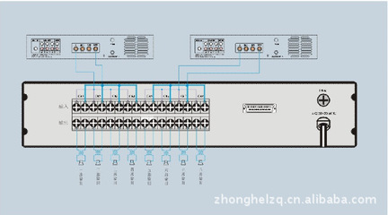 【生产厂家批量供应--ET-5S08公共广播分配器8路】价格,厂家,图片,播控设备,杭州中河电子器材-